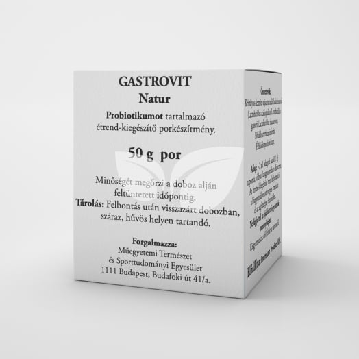 Gastrovit natur probiotikumot tartalmazó étrend-kiegészítő por 50 g • Egészségbolt