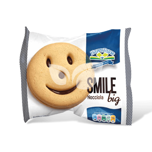 Happy Farm smile big mogyorókrémes keksz 70 g • Egészségbolt