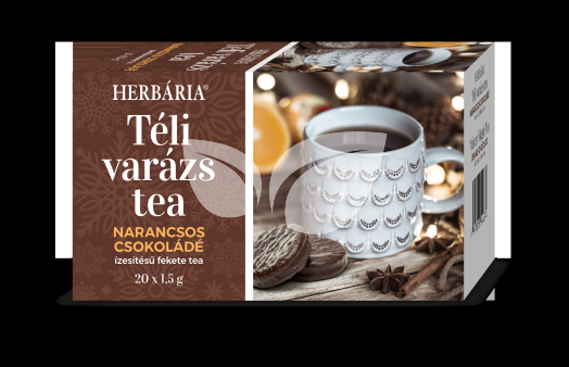 Herbária téli varázs narancs-csoki ízű tea 20x1,5g 30 g • Egészségbolt
