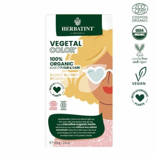 Herbatint vegetal color honey blonde hajfesték 100 g • Egészségbolt