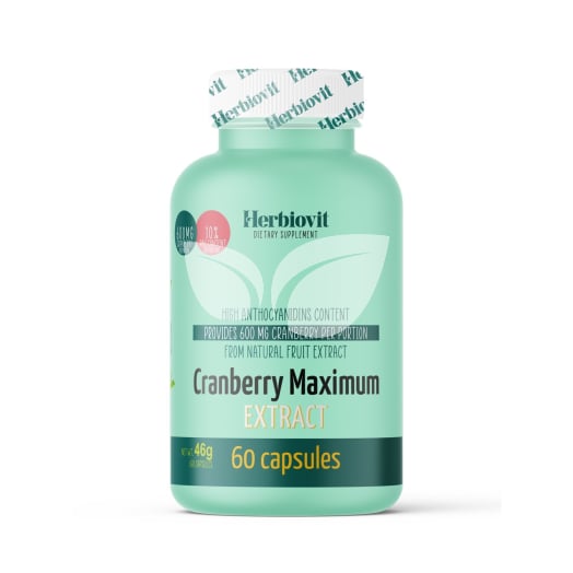 Herbiovit cranberry maximum extract kapszula 60 db • Egészségbolt