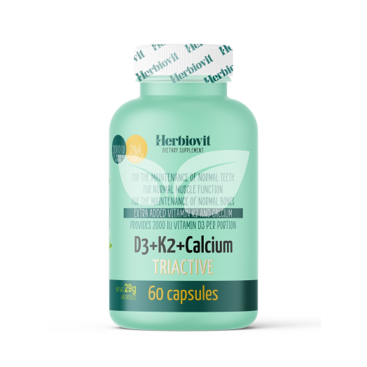 Herbiovit d3+k2+calcium triactive kapszula 60 db • Egészségbolt