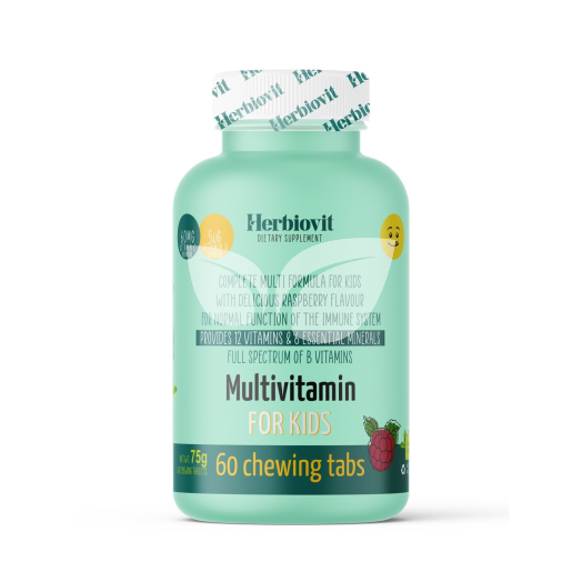 Herbiovit multivitamin for kids rágótabletta 60 db • Egészségbolt