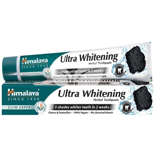 Himalaya ultra whitening faszenes fogfehérítő gyógynövényes fogkrém 75 ml • Egészségbolt
