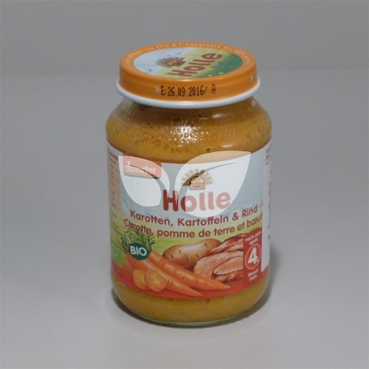 Holle bio bébiétel sárgarépa-burgonya marhahússal 190 g • Egészségbolt