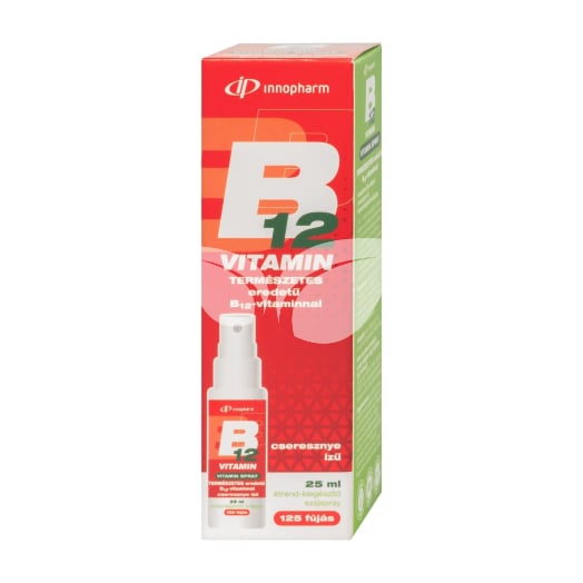 Innopharm b12-vitamin cseresznye ízű szájspray 25 ml • Egészségbolt