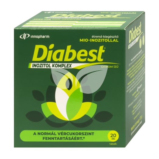 Innopharm diabest inozitol komplex citrom ízű por 20 db • Egészségbolt