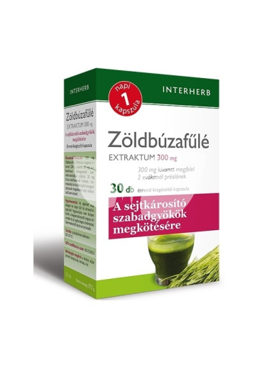 Interherb napi1 zöldbúzafűlé extraktum kapszula 30 db • Egészségbolt