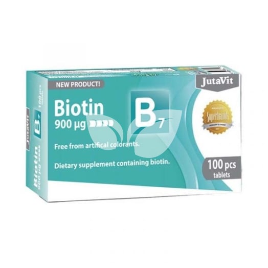 Jutavit biotin 900 µg tabletta 100 db • Egészségbolt