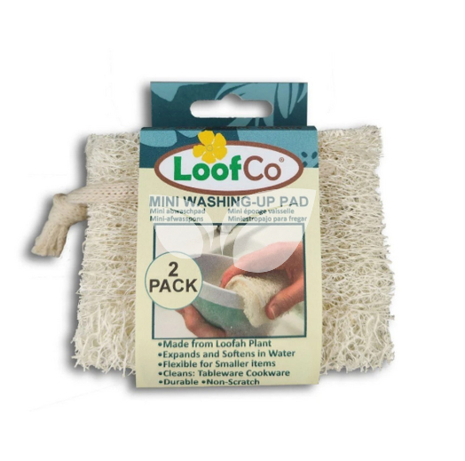 Loofco luffa mini szivacs mosogatáshoz 2 db • Egészségbolt