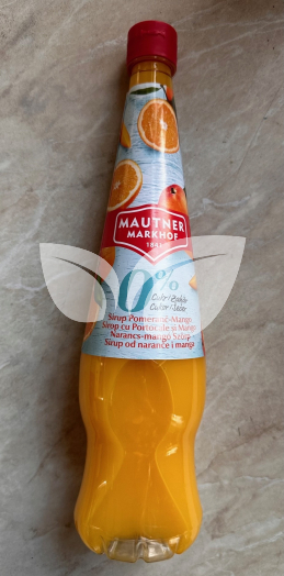 Mautner 0%-os szörp narancs-mangó 700 ml • Egészségbolt