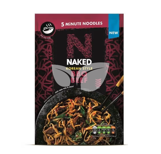 Naked 5 perces wok tészta csípős koreai bbq 100 g • Egészségbolt