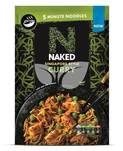 Naked 5 perces wok tészta szingapúri curry 100 g • Egészségbolt