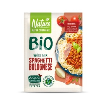 Natuco bio bolognai spaghetti alap 36 g • Egészségbolt