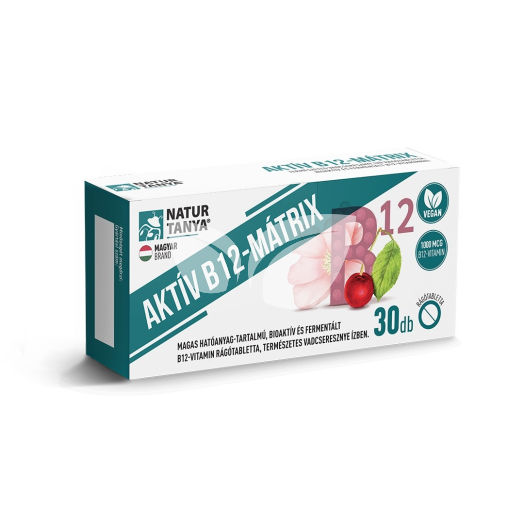 Natur Tanya aktív b12-mátrix rágótabletta 30 db • Egészségbolt