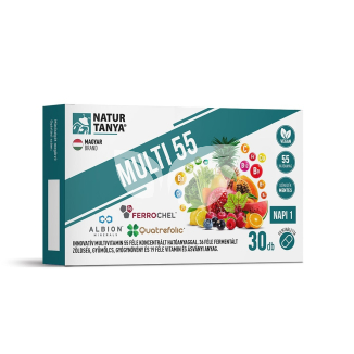 Natur Tanya multi 55 fermentált multivitamin tabletta 30 db