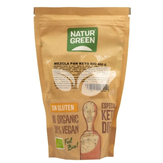 Naturgreen bio keto kenyéralap mix 300 g • Egészségbolt
