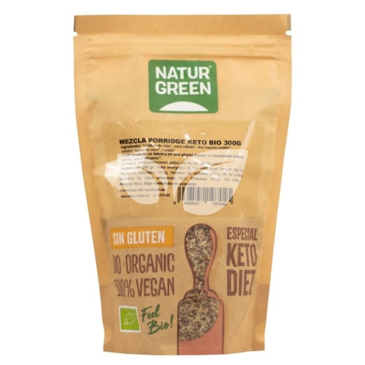Naturgreen bio keto zabkása mix 300 g • Egészségbolt
