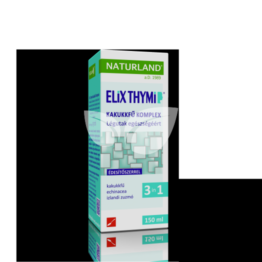 Naturland elixir thymi kakukkfű komplex 3in1 150 ml • Egészségbolt