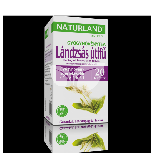 Naturland lándzsás útifű tea filteres 20x1,5 g 30 g • Egészségbolt