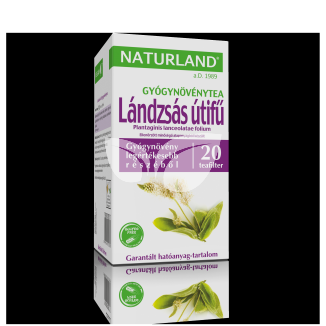 Naturland lándzsás útifű tea filteres 20x1,5 g 30 g