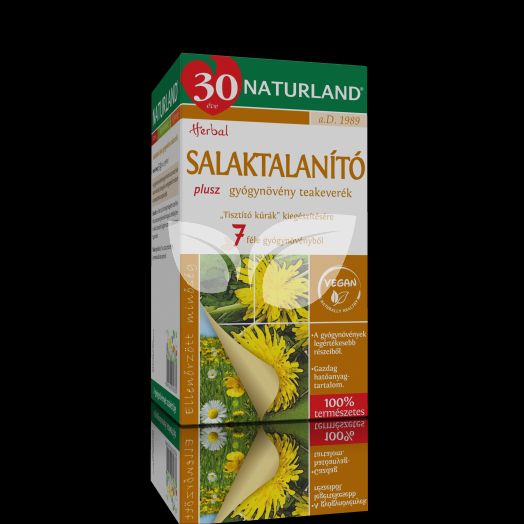 Naturland salaktalanító plusz teakeverék filteres 20x1,75g 35 g • Egészségbolt