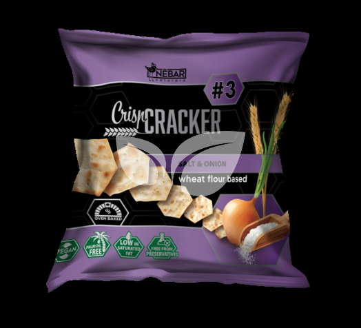 Nébar naturpro crispcracker kréker búzaliszt, hagyma 60 g • Egészségbolt