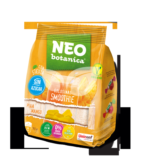 Neo Botanica stevia zselécukorka cukormentes, gluténmentes ananász-mangó ízű 72 g • Egészségbolt