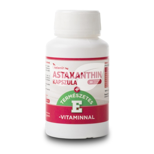 Netamin astaxanthin kapszula természetes e-vitaminnal 30 db • Egészségbolt