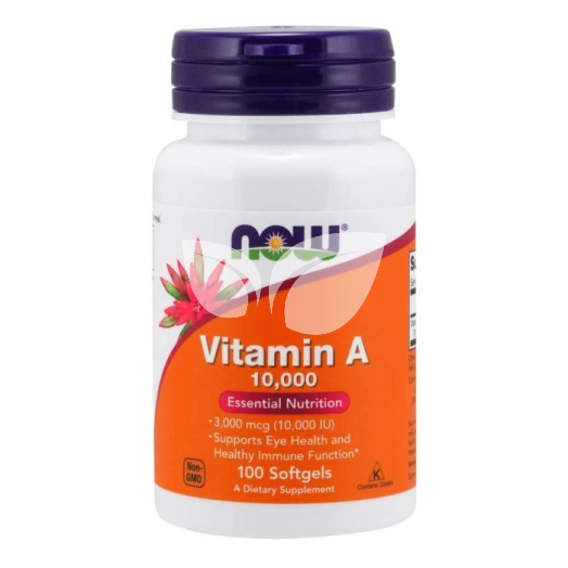 Now a-vitamin 10000iu lágykapszula 100 db • Egészségbolt