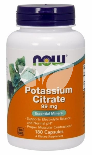 Now potassium citrate kapszula 180 db • Egészségbolt