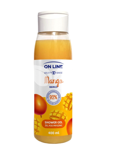 On Line tusfürdő fruity shot mangó 400 ml • Egészségbolt