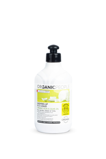 Organic People öko mosogatószer bio aloe verával és olivaolajjal 500 ml • Egészségbolt