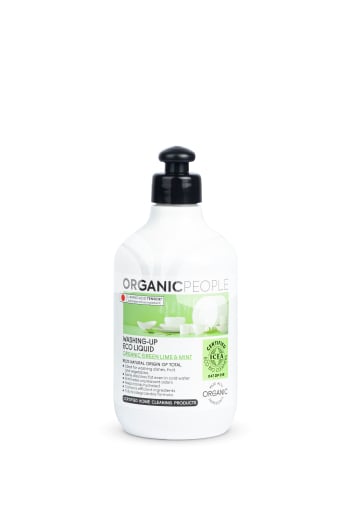 Organic People öko mosogatószer bio zöld lime-mal és mentával 500 ml • Egészségbolt