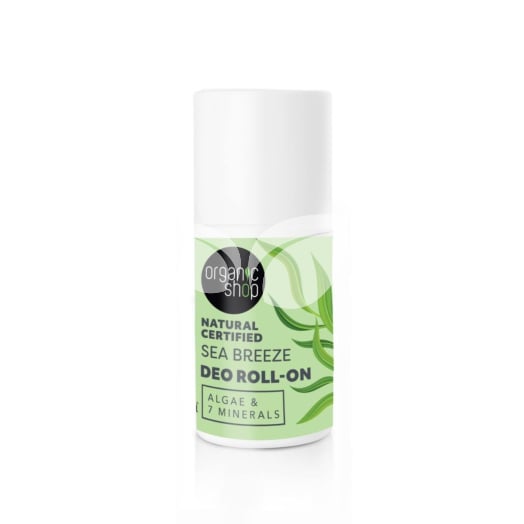 Organic Shop bio minősített golyós dezodor algával és 7 ásványi anyaggal 50 ml • Egészségbolt