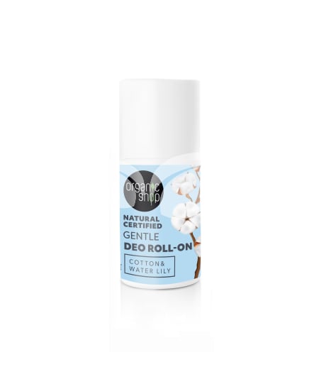 Organic Shop bio minősített golyós dezodor gyapottal és tavirózsával 50 ml • Egészségbolt