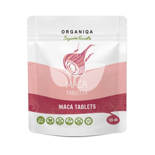 Organiqa bio maca tabletta 120 db • Egészségbolt