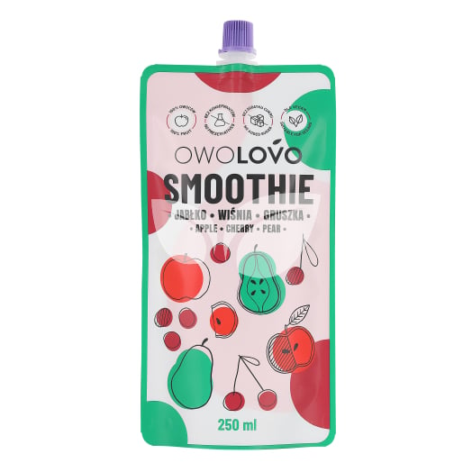 Owolovo smoothie alma-meggy-körte 250 ml • Egészségbolt