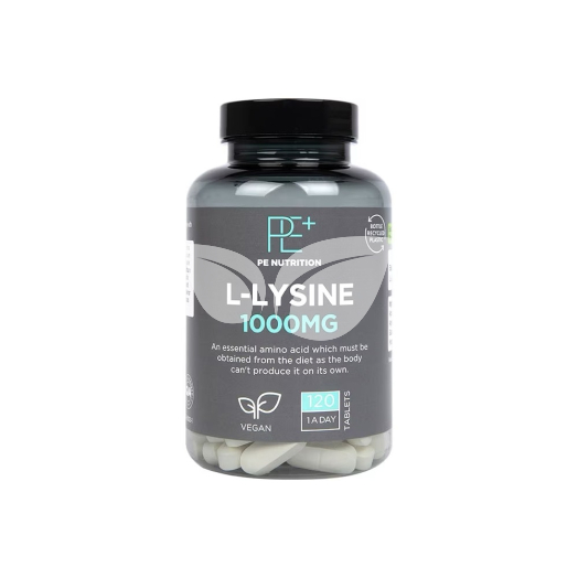 PE Nutrition l-lysine 1000mg tabletta 120 db • Egészségbolt