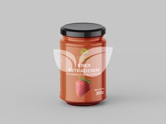 Premium Natura csökkentett energia tartalmú extra dzsem édesítőszerekkel eper 350 g