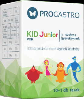 Progastro kid junior por 3-12 éves gyerekeknek 10+1db 11 db