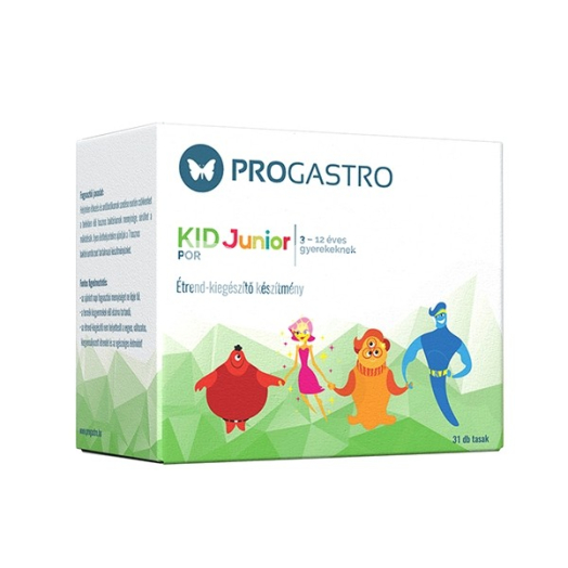 ProGastro KID Junior 3-12 éves gyerekeknek (31 db tasak) • Egészségbolt