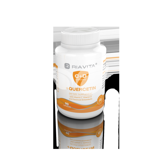 Riavita c+d vitamin quercetinnel kapszula 90 db • Egészségbolt
