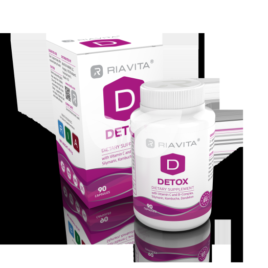 Riavita detox kapszula 90 db • Egészségbolt