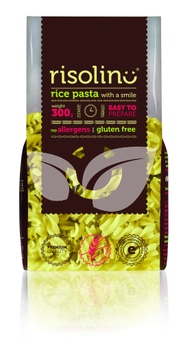 Risolino gluténmentes rizstészta fussili 300 g • Egészségbolt