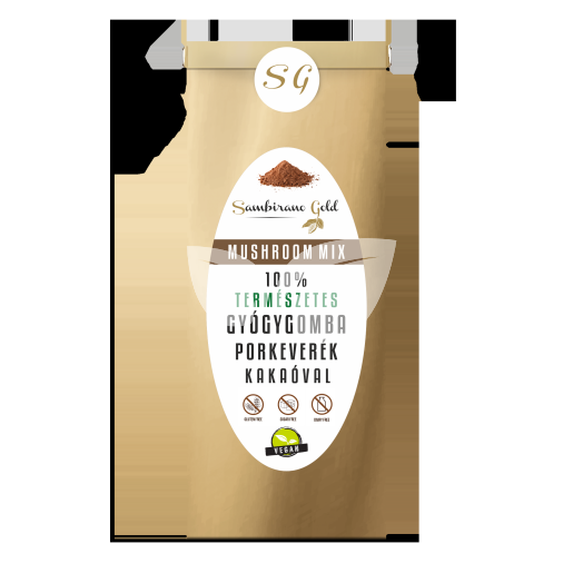 Sambirano Gold mushroom mix kakaós gyógygomba superfood porkeverék 100 g • Egészségbolt