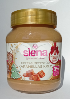 Siena mézes sütemény ízű karamellás krém édesítőszerrel 400 g