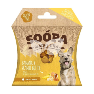 Soopa healthy bites vegán jutalomfalat banán és mogyoróvaj 50 g
