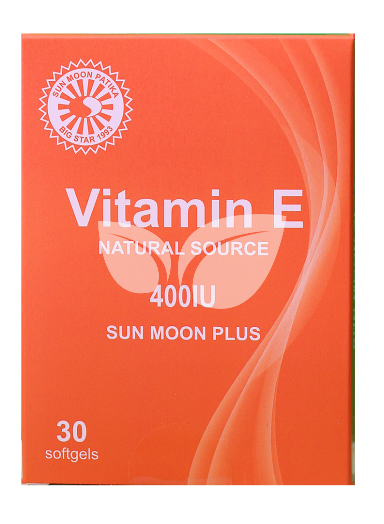 Sun Moon e-vitamin lágyzselatin kapszula emelt hatóanyag 400IU 30 db • Egészségbolt