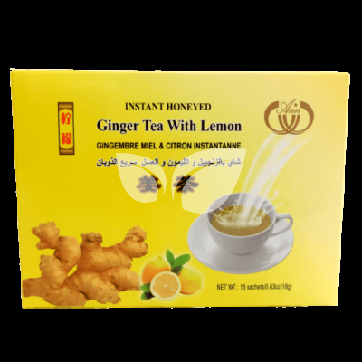 Sun Moon instant mézes gyömbér tea citrommal 15x18g 270 g • Egészségbolt